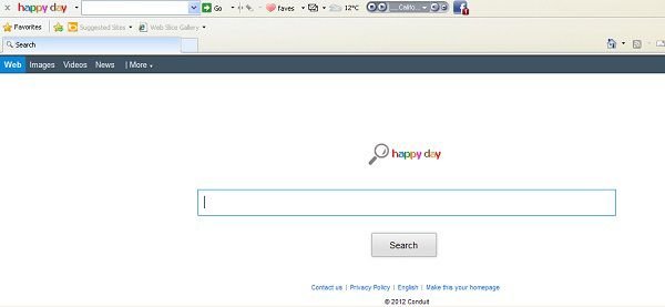 barra de herramientas mywebsearch toolbar happy day página de inicio