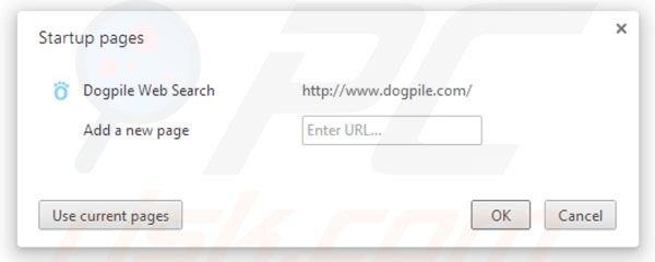Eliminar Dogpile de la página de inicio de Google Chrome