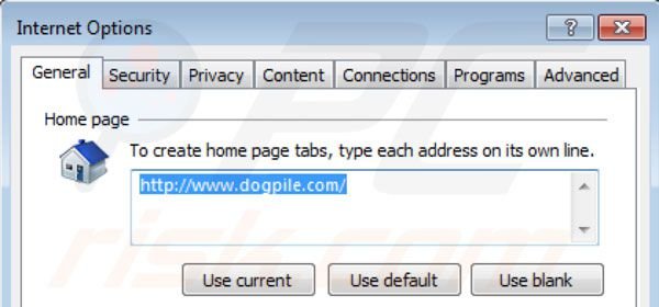 Eliminar Dogpile de la página de inicio de Internet Explorer