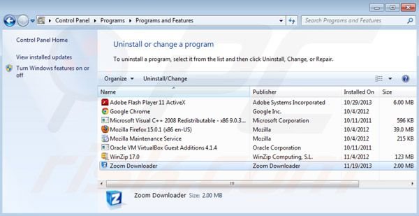 desinstalar Zoom downloader