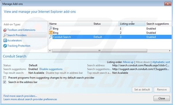 Eliminar complementos maliciosos en Internet Explorer: