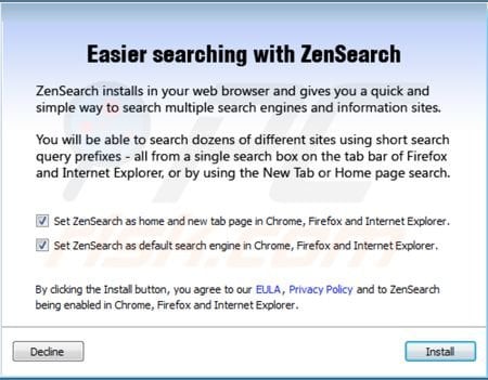 instalador de Zensearch