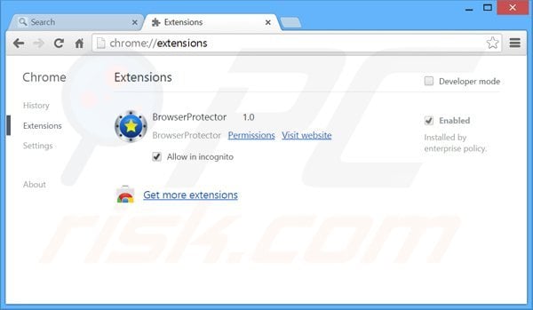 Eliminando las extensiones relacionadas con search.safefinder.com de Google Chrome