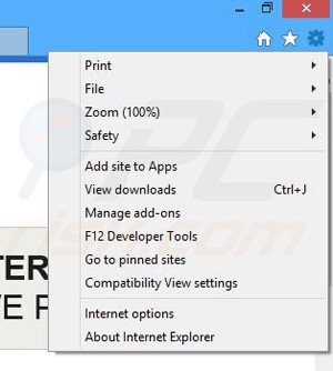 Eliminando los anuncios de PaceItUp de Internet Explorer paso 1