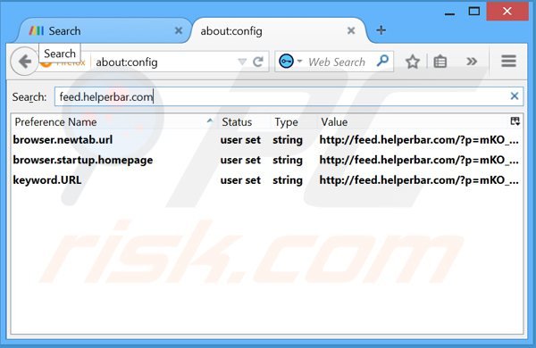 Eliminando showpass smartbar de la configuración del motor de búsqueda por defecto de Mozilla Firefox  E