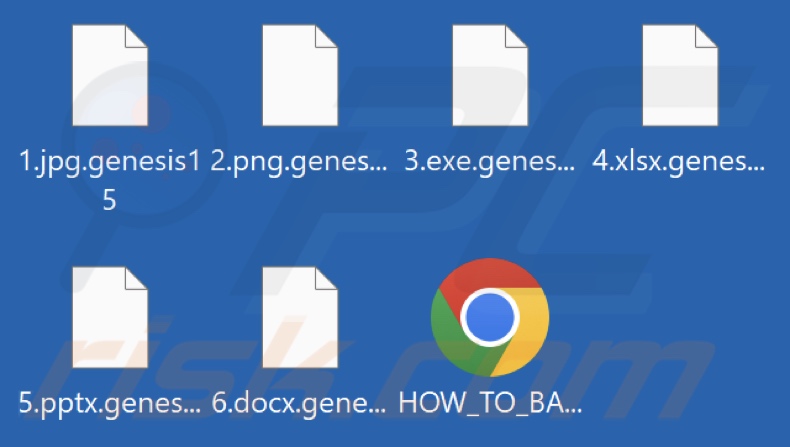 Archivos cifrados por el ransomware Genesis (MedusaLocker) (extensión .genesis15)