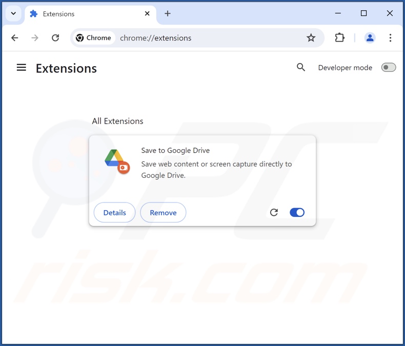 Eliminación de extensiones no deseadas de Google Chrome paso 2