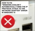 SOLUCIÓN: "Windows couldn’t automatically bind the IP protocol stack to the network adapter"