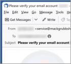 Estafa por correo electrónico "Account Shutdown Notification"