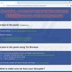 Archivo HTML del ransomware RobbinHood 2