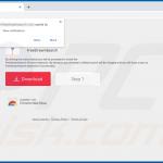 Sitio web usado para promocionar el secuestrador de navegador FreeStreamSearch (Chrome)