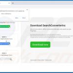 Sitios web que promocionan el secuestrador de navegador SearchConverterInc 1