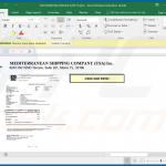 Documento malicioso de MS Excel distribuido a través de correo electrónico no deseado MSC (muestra 5)