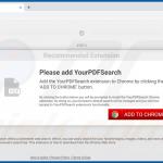 Sitio web utilizado para promover el secuestrador de navegador TopPDFSearch (Chrome)