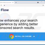 Sitio web de promoción de adware Flow 1