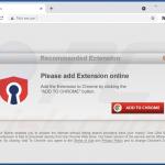 Página web utilizado para promocionar el secuestrador de navegador 