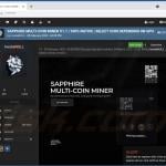 Minero Sapphire promocionado en foro de hackers