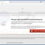 Página web utilizada para promocionar el secuestrador de navegador QuickPDFConverterSearch 1