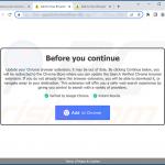 Página engañosa utilizada para promocionar el adware Movies Craver (muestra 2)