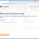 Sitio de phishing con temática Metamask (2022-02-01)