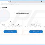 Sitio de phishing con temática MetaMask (2022-05-09)