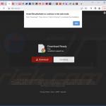 Sitio web utilizado para promover Togo tab browser hijacker 1