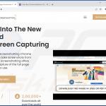 Sitio web que promociona una extensión de navegador que introduce cookies  (Full Page Screenshot Capture - Screenshotting)