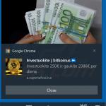 Captura de pantalla de una notificación del navegador enviada por captchafine[.]live (ejemplo 1)