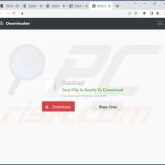 LinkDownloader adware promotor engañoso