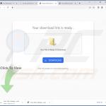 Sitio web utilizado para promocionar el secuestrador del navegador App (muestra 1)