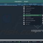 Panel de administración del troyano de acceso remoto Vagus 8