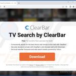 Sitio web que promociona el adware ClearBrowser 1