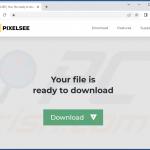 Sitio web utilizado para promocionar PixelSee PUA 2