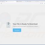Sitio web engañoso utilizado para promocionar el secuestrador del navegador searchtabs.io 1