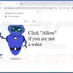 Ejemplo de un sitio que utiliza una prueba CAPTCHA falsa para enviar spam de notificación al navegador 3