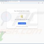 Sitio web utilizado para promocionar el secuestrador de navegadores SearchNinja