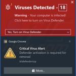 Anuncio difundido por la página web de la familia Defender 5