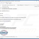 Correo electrónico fraudulento que propaga el malware QuirkyLoader 5