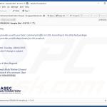 Correo electrónico fraudulento que propaga el malware QuirkyLoader 8