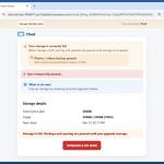 Cloud Storage Plan Has Been Paused estafa por correo electrónico ejemplo web 3