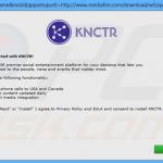 Instalador usado para distribuir KNCTR ejemplo 1