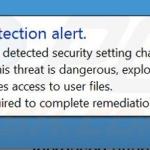 security defender generando mensajes engañosos con advertencias de seguridad ejemplo 3