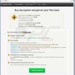 Sitio web para comprar descifrado Crypt0L0cker
