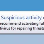 falso antivirus generando mensajes engañosos con advertencias de seguridad ejemplo 2