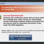 falso antivirus generando mensajes engañosos con advertencias de seguridad ejemplo 4