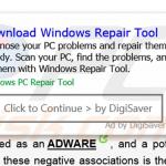 software publicitario de terceros DigiSaver (ejemplo 1)
