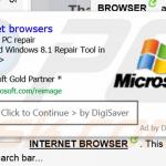 software publicitario de terceros DigiSaver (ejemplo 2)