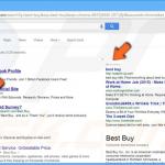 Anuncios de búsqueda web molestos generados por el software publicitario BitSaver