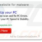 El software publicitario coupondropdown generando anuncios en internet ejemplo 2
