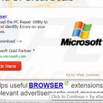 eFast Browser generando anuncios intrusivos emergentes ejemplo 1
